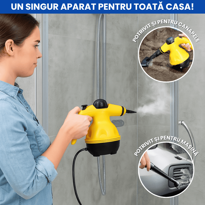 Aparat de curatat cu aburi Steam Cleaner + Accesorii