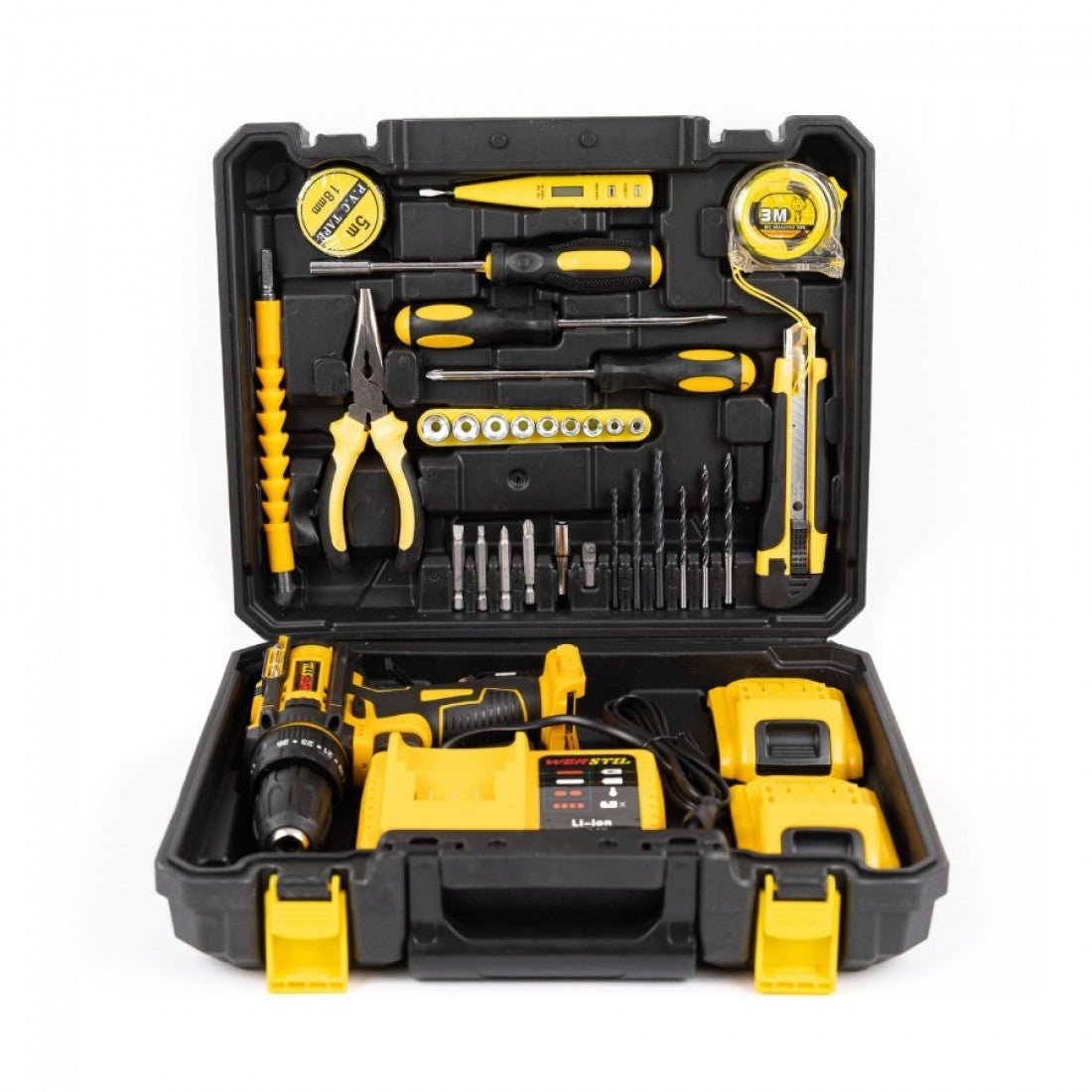 Trusa Bormasina OKBOONS™, 2 acumulatori, 36V, 30 accesorii