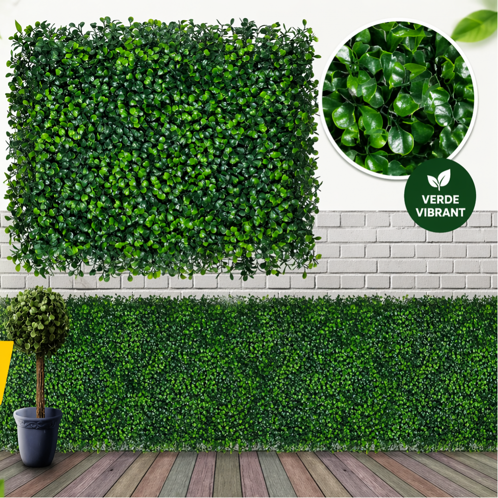 Panou verde din frunze artificiale 40 x 60 cm