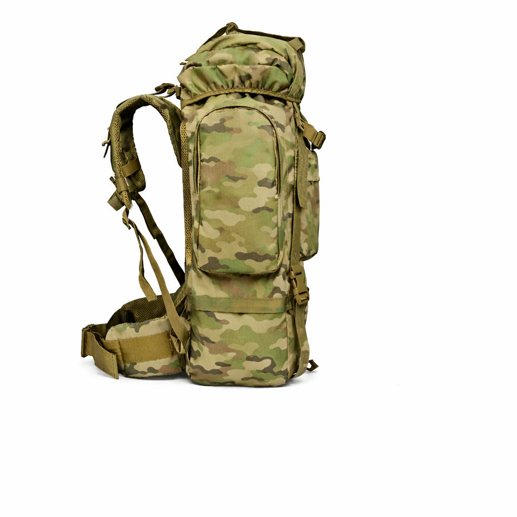 Rucsac Drumetie XXL, 80L, 75x35x30CM, Impermeabil, CAMUFLAJ
