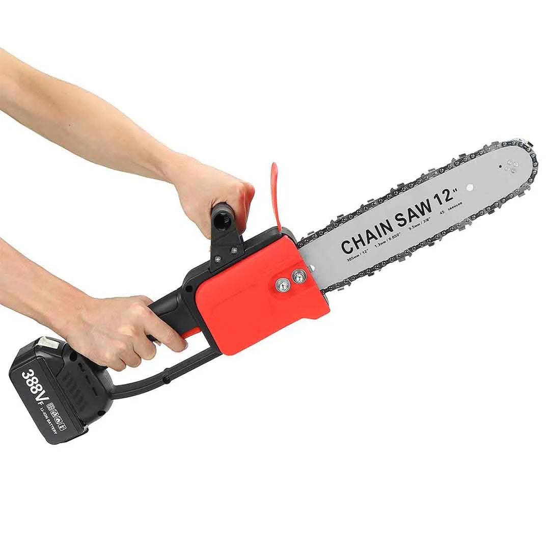 Drujba Electrica OKBOONS™, Lama de 30 cm, 2 Acumulatori de 48V, 2000w