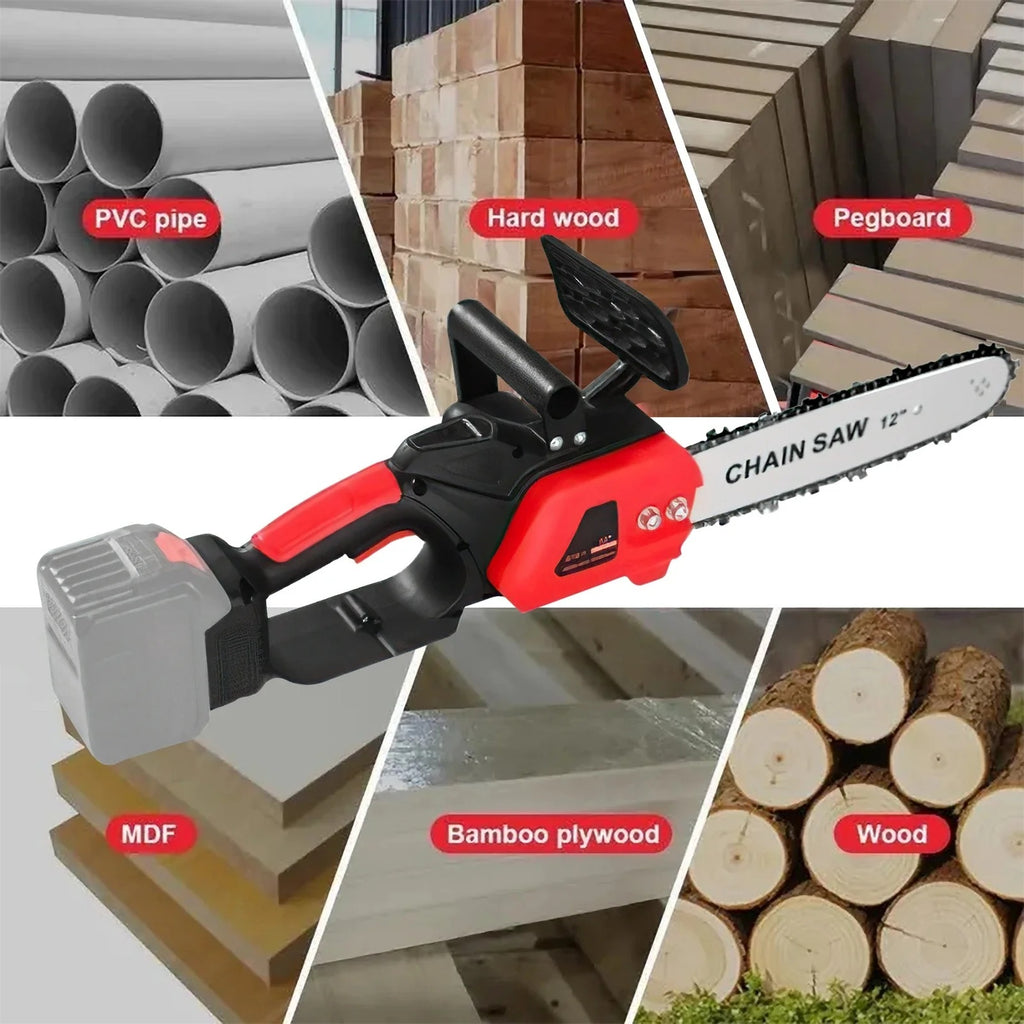 Drujba Electrica OKBOONS™, Lama de 30 cm, 2 Acumulatori de 48V, 2000w