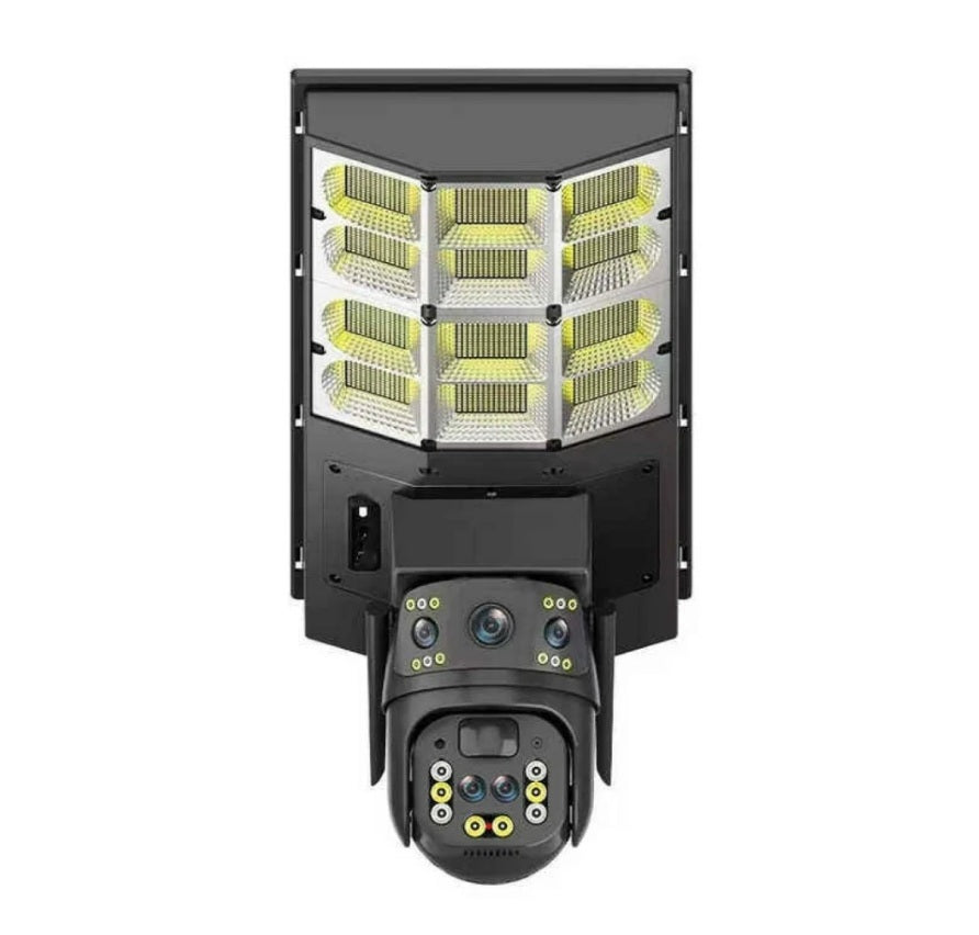 Lampa Solara cu Camera de Supraveghere SIM 4G, Aplicatie Mobila V380, 1920x2160, Microfon + Difuzor încorporat