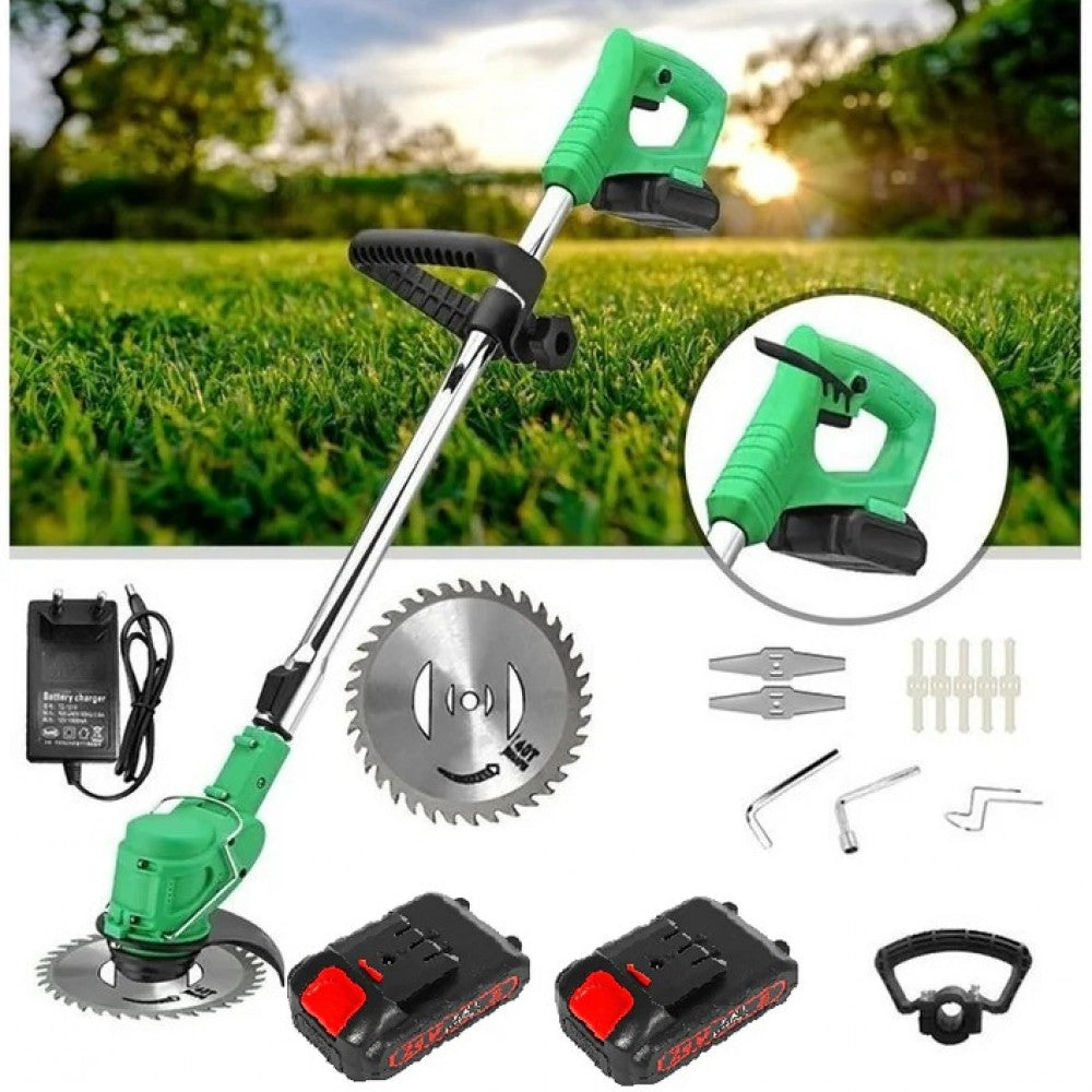 Motocoasa cu 2 acumulatori de 48V, 4000mAh, Putere 800w