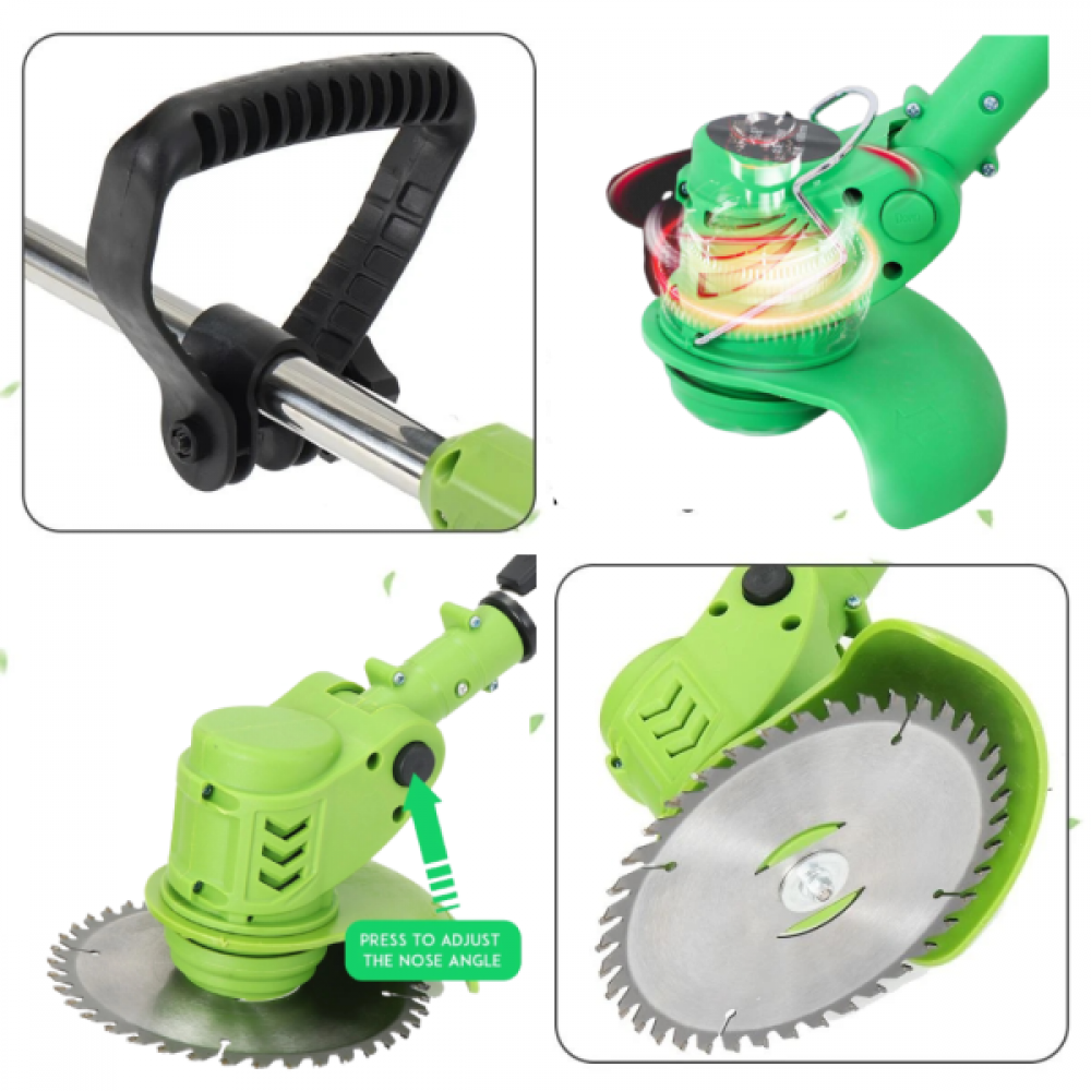 Motocoasa cu 2 acumulatori de 48V, 4000mAh, Putere 800w