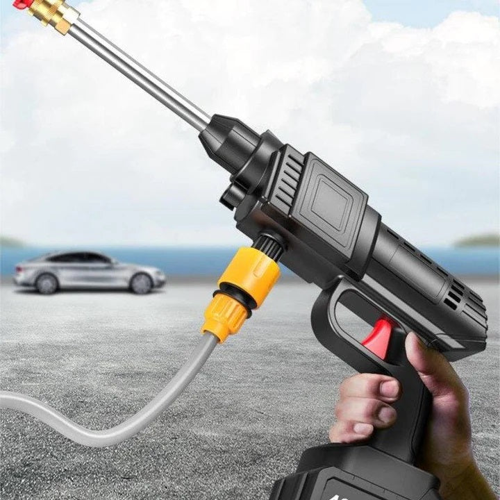 KIT Aparat de spalat cu presiune, 2 x Acumulatori 48V, rezervor pentru detergent