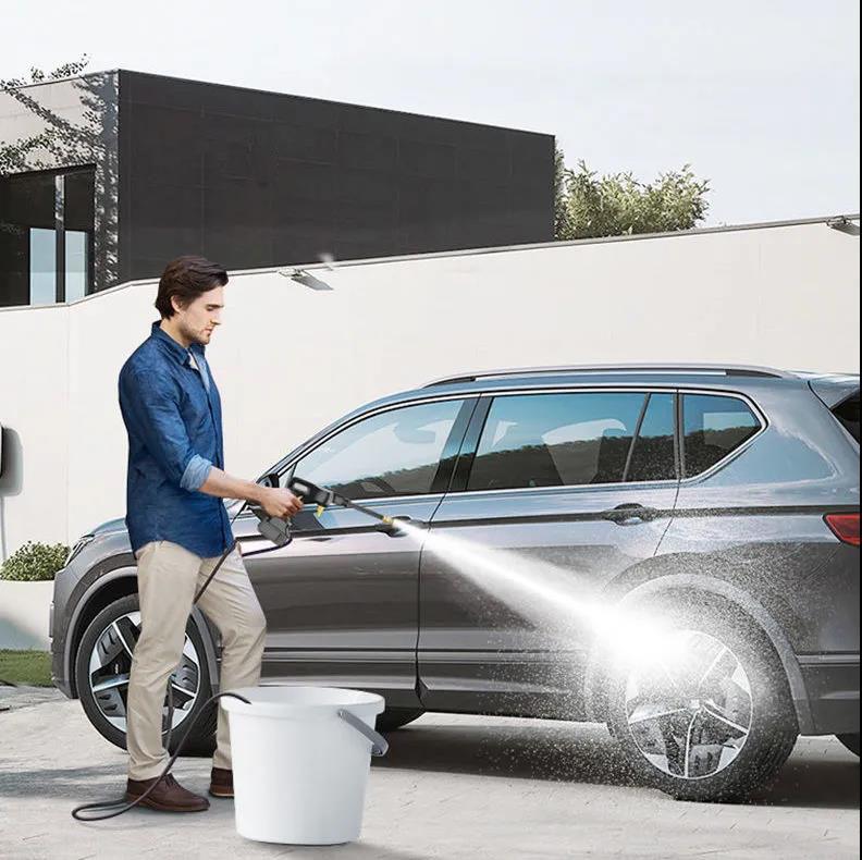 KIT Aparat de spalat cu presiune, 2 x Acumulatori 48V, rezervor pentru detergent