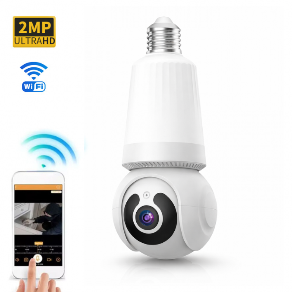 Camera De Supraveghere Tip Bec, Aplicatie V380PRO, 3MP, HD, Senzor Detectie Miscare, Rotativa, Infrarosu, Comunicare Bidirectionala