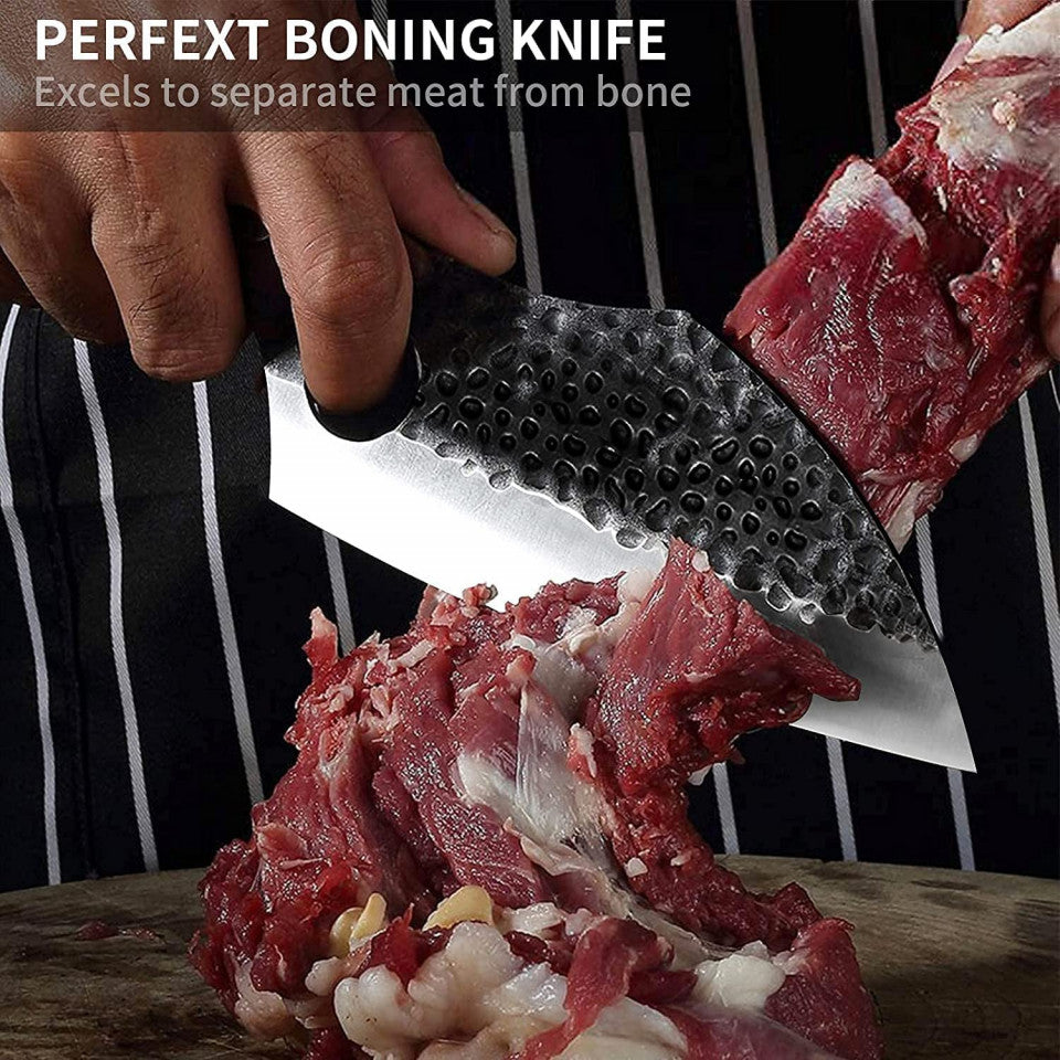 Satar Japonez, Forjat Manual, Otel Inoxidabil, Full Tang 30 cm, Husa inclusa