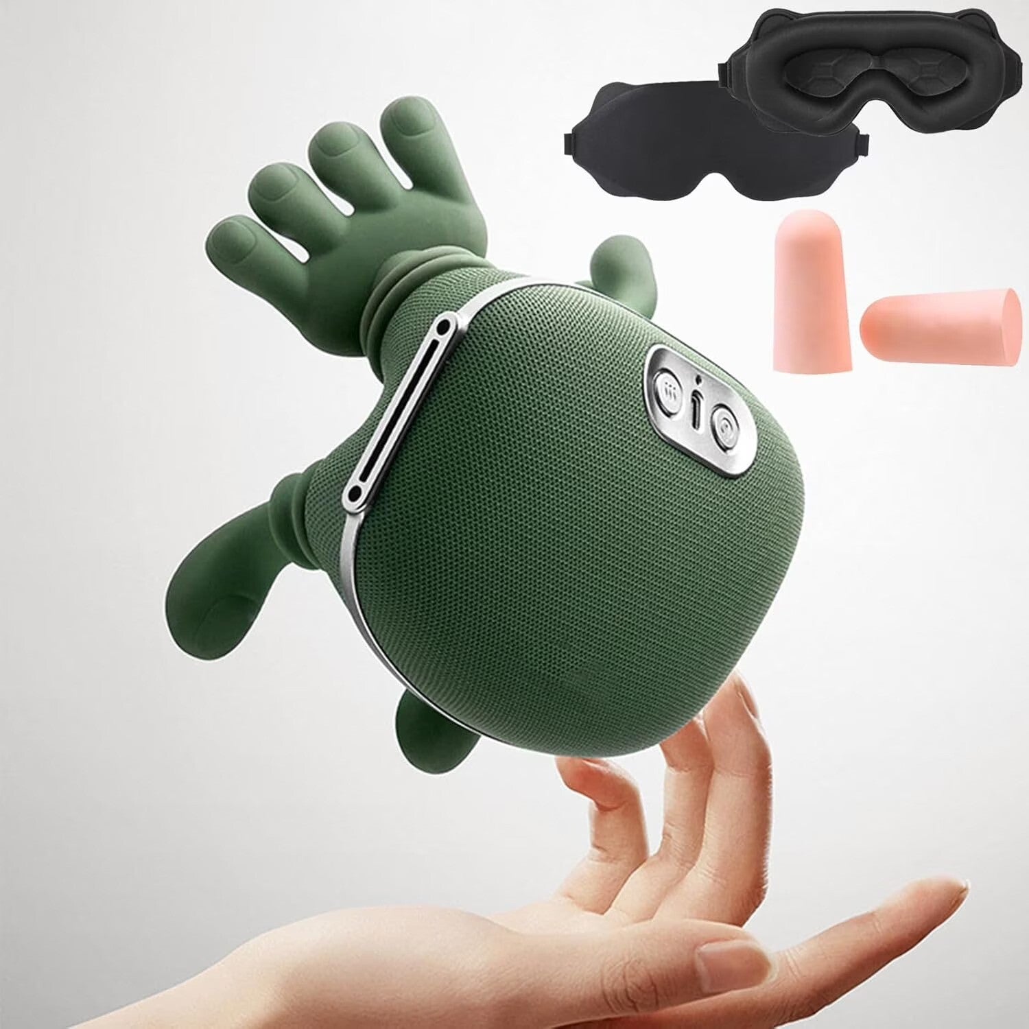 Aparat Masaj Cervical Multifunctional, 4D, 3 Intensitati, 2 Trepte Caldura 40/45°C, Wireless