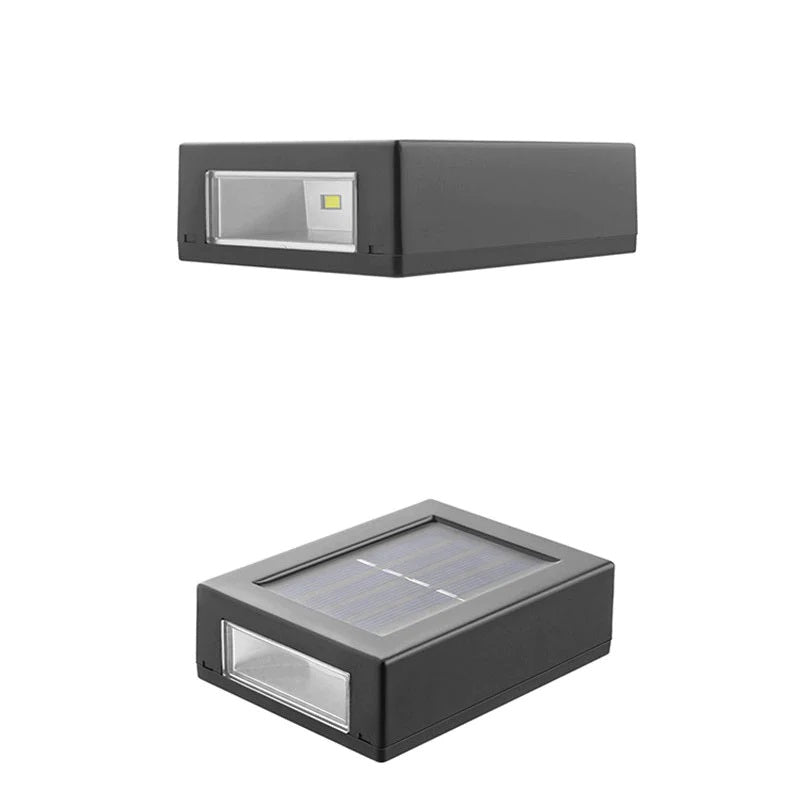 Set 8 x lampi solare pentru perete exterior, iluminare sus-jos