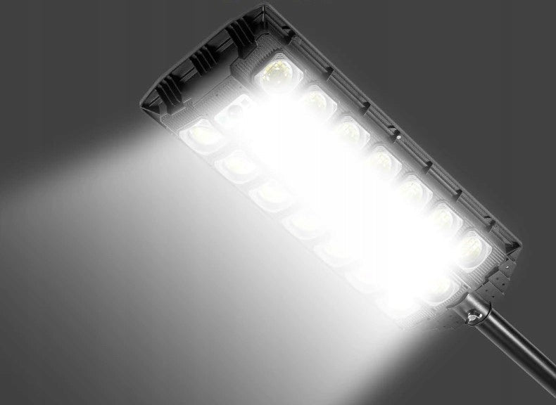 Lampa Solara Stradala, 620 LED, maner metal, 68cm, senzor de miscare si lumina, telecomanda