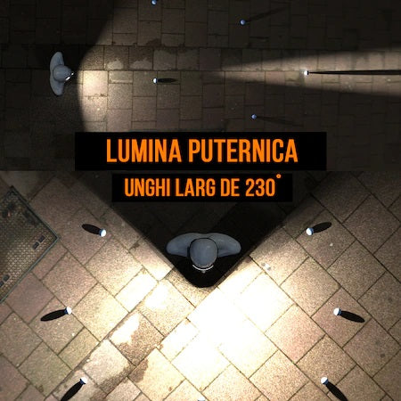 Set 2 x Lanterna de cap cu acumulator intern cu SENZOR de miscare,350lm