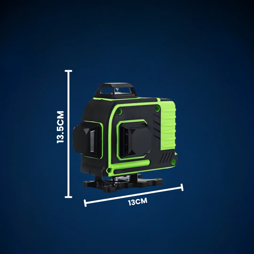 Nivelă Laser OKBOONS™ 4D Profesională cu 16 Linii, Autonivelare, Telecomandă și Trepied 150 cm