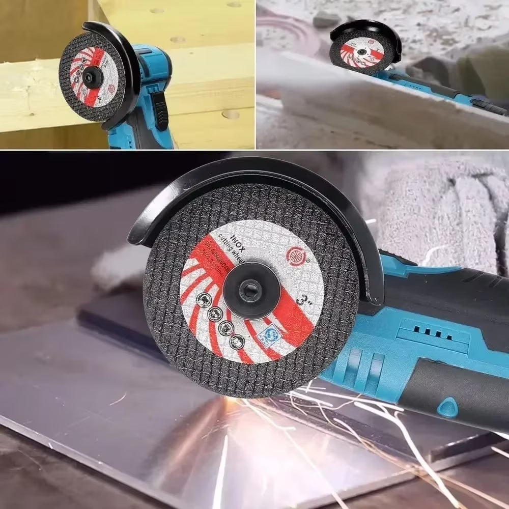 Mini Polizor unghiular portabil cu 2 acumulatorii si 5 discuri, 12V