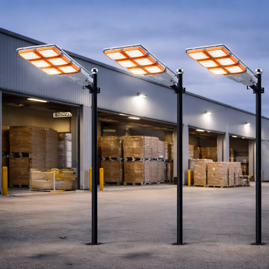 Lampă Solară Stradală PREMIUM LED 3000W – IP66