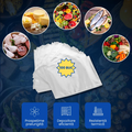 Set 100 Pungi Gofrate pentru Vidarea Alimentelor (20x30cm)
