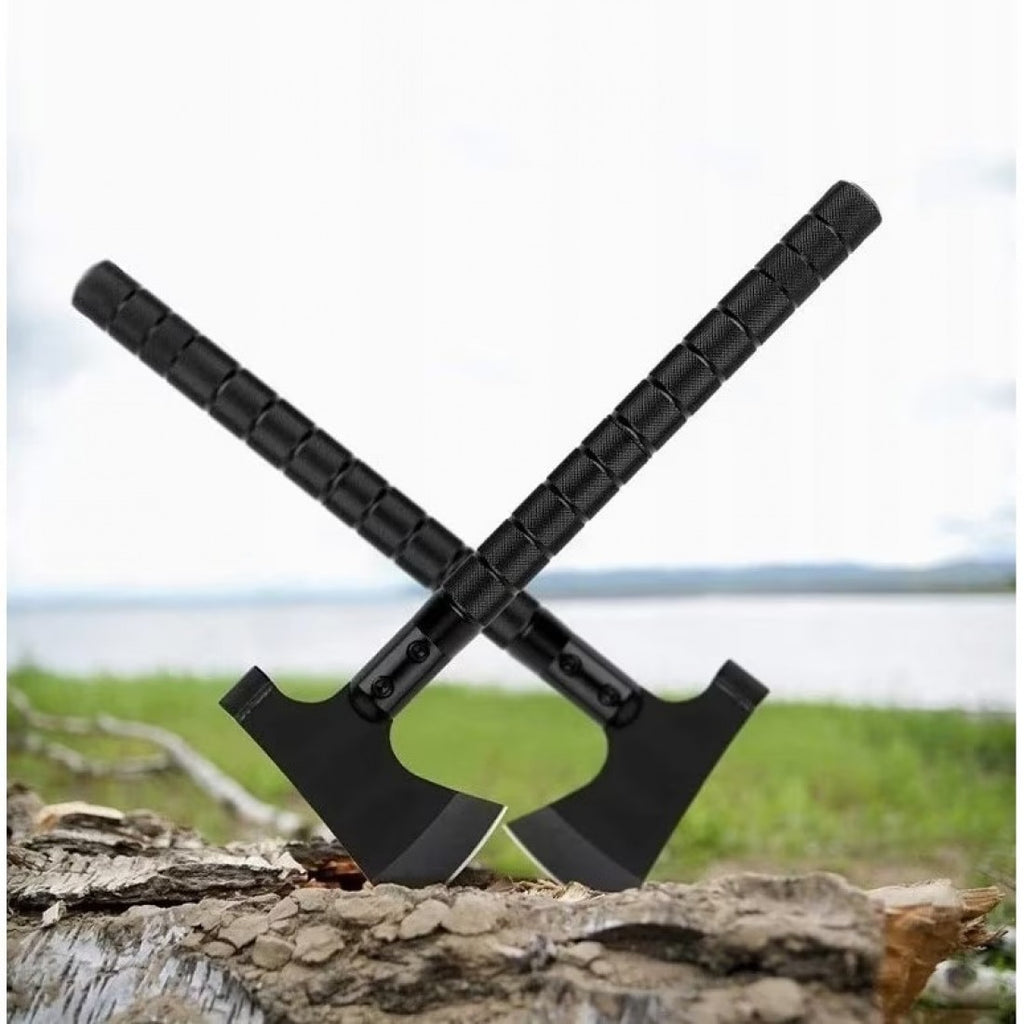 Topor multifunctional, design demontabil, cap din otel carbon, 43x10cm, 1kg