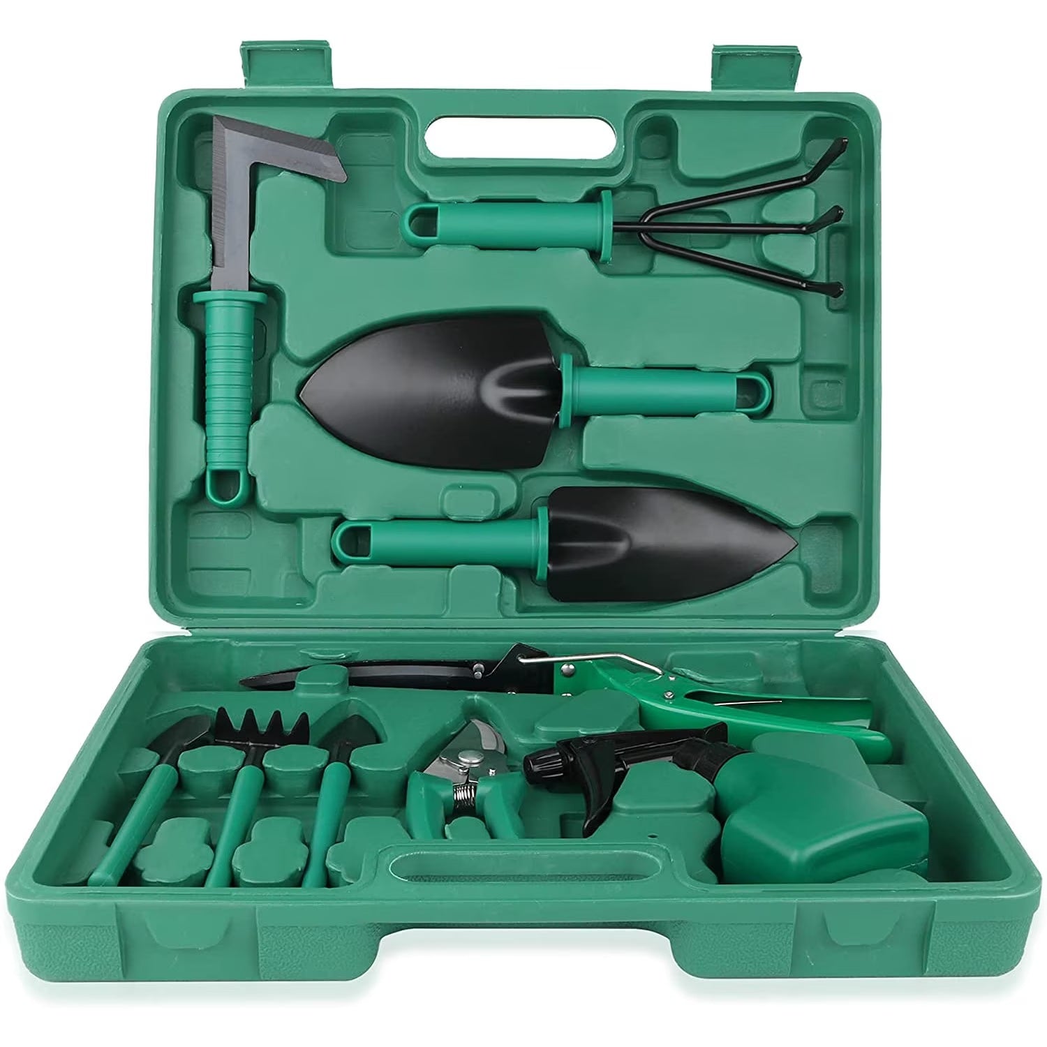 Set pentru GRADINARIT 10 Piese, Geanta transport, otel inoxidabil, PREMIUM