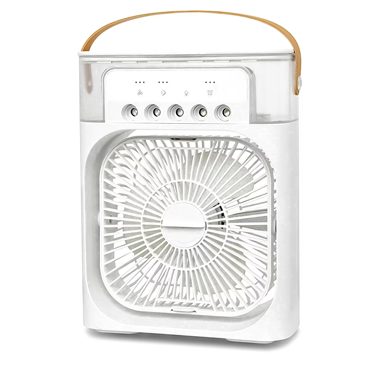 Racitor aer portabil, multifunctional AirCooler, aromatherapy, 7 lumini LED, alimentare USB